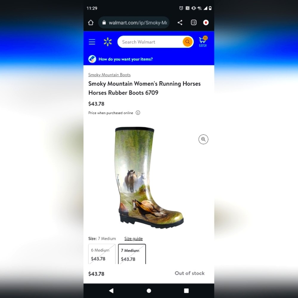 Smokey Mountain Women's Rubber Boots